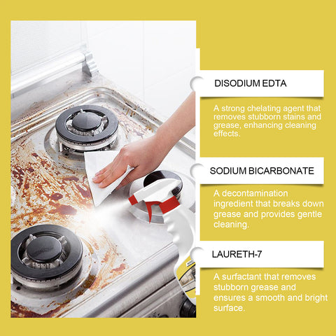 Kitchen Cleaner Deoiling Descaling Cleaner Foam Household Kitchen Countertop Cleaning