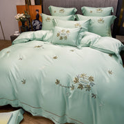 Light Luxury Embroidered Skin-friendly Quilt Cover Bedding